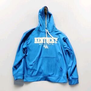 Section 101 By Majestic University Kentucky Wildcats Hoodie Sz Large UK Big Blue